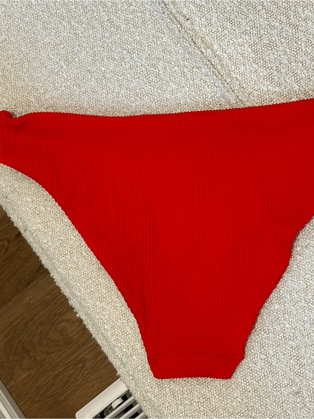 COS Red Ribbed Bikini Briefs - Picture 3 of 3